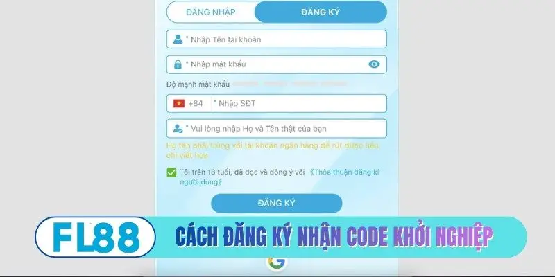 Cách đăng ký nhận code khởi nghiệp