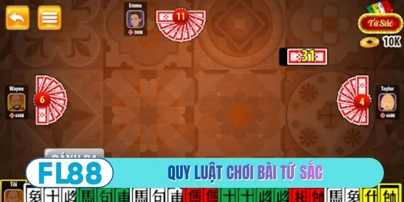 Quy luật chơi bài tứ sắc cơ bản
