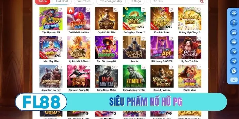Siêu phẩm nổ hũ PG